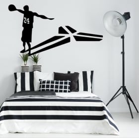 Vinilos adhesivos y pegatinas kobe bryant basketball