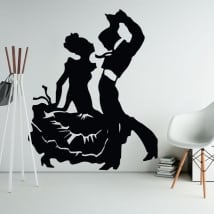 Vinilos decorativos y pegatinas de flamenco