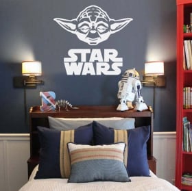 Vinilos decorativos y pegatinas yoda star wars