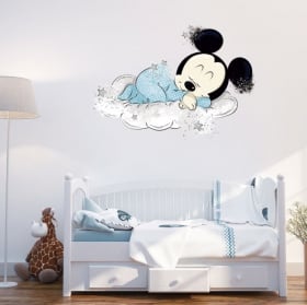 Vinilos y pegatinas infantiles mickey bebé