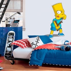 Vinilos y pegatinas bart simpson