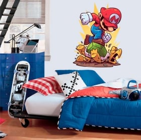 Sticker Adhesivo Super Mario Bros Mario pegatinas gaming, vinilo bartop,  maquinas bartop 0854 - Vinilos decorativos personalizados - Tienda online  de vinilos decorativos al mejor precio