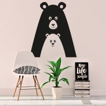 Vinilos y pegatinas osos amorosos