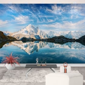 Fotomurales de vinilos lago blanco francia