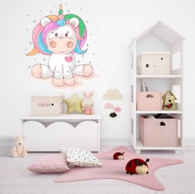 Vinilos y pegatinas con unicornios