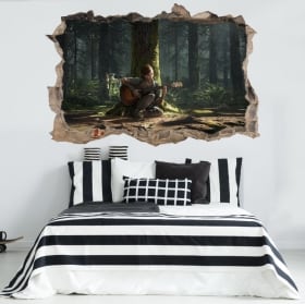 Vinilos y pegatinas videojuegos 3d the last of us 2