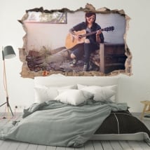 Vinilos y pegatinas 3d videojuego the last of us 2