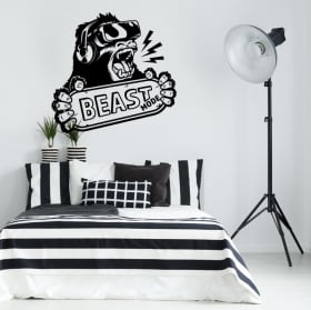 Vinilos y pegatinas de videojuegos gaming gorilla