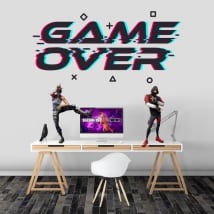 Vinilos adhesivos videojuegos game over