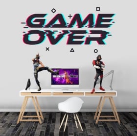 Vinilos adhesivos videojuegos game over