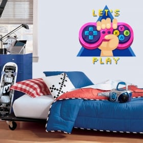 Vinilos y pegatinas videojuegos let's play