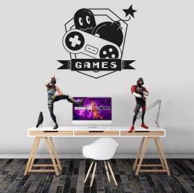 Vinilos decorativos y pegatinas games