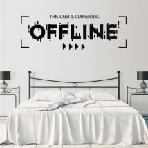 Vinilos decorativos y pegatinas offline