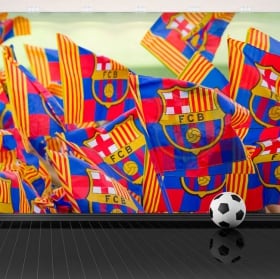 Fotomurales de vinilo estadio de fútbol camp nou barcelona