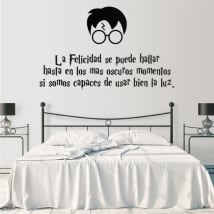 Vinilos decorativos y pegatinas frase harry potter
