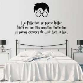 Vinilos decorativos y pegatinas frase harry potter