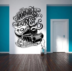 Vinilos decorativos y pegatinas paredes harry potter