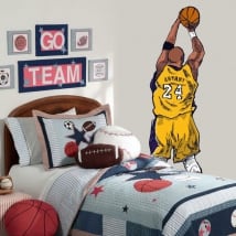 Vinilos decorativos kobe bryant baloncesto