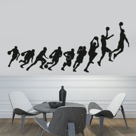 Vinilo decorativo evolución baloncesto
