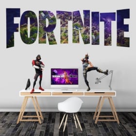 Vinilos adhesivos y pegatinas videojuego fortnite