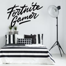 Vinilos decorativos fortnite gamer