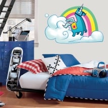 Vinilos y pegatinas unicornio fortnite