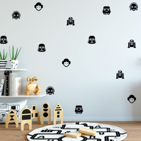 Vinilos y pegatinas kit star wars