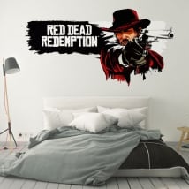 Vinilos y pegatinas videojuego red dead redemption