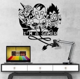 Vinilos y pegatinas videojuegos retro i'm a gamer