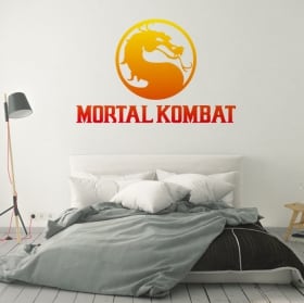 Vinilos y pegatinas videojuego mortal kombat