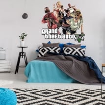 Vinilos y pegatinas grand theft auto five