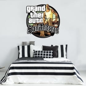 Vinilos y pegatinas grand theft auto san adreas