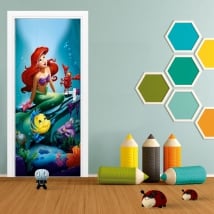 Vinilos para puertas disney la sirenita
