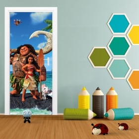 Vinilos para puertas y armarios disney vaiana