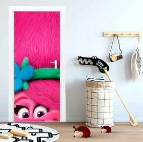Vinilos puertas y armarios trolls