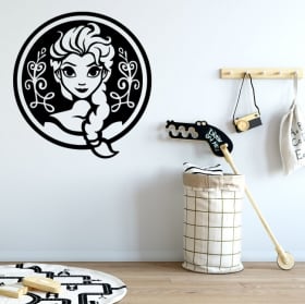 Vinilos y pegatinas disney frozen princesa elsa