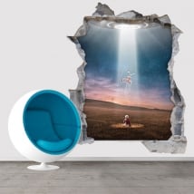 Vinilos y pegatinas 3d ovnis la evidencia perdida