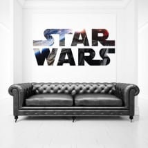 Vinilos decorativos y pegatinas logo star wars