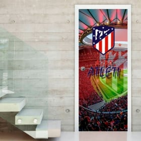 Vinilos para puertas estadio wanda metropolitano atlético de madrid