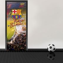 Vinilos para puertas estadio camp nou barcelona