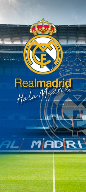 Imán Estadio Santiago Bernabéu con escudo Real Madrid