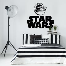 Pegatinas y vinilos star wars baby yoda the mandalorian