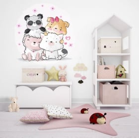 Vinilos adhesivos animales infantiles