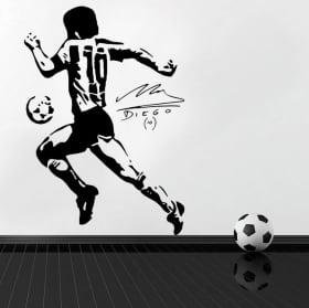 Pegatinas de vinilos fútbol maradona