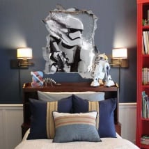 Vinilos adhesivos 3d stormtrooper star wars