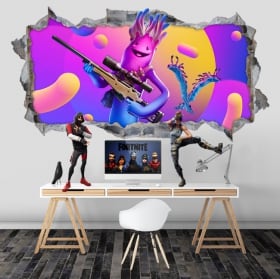 Vinilos agujero videojuego fortnite 3d