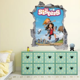 Vinilos y pegatinas les sisters 3d