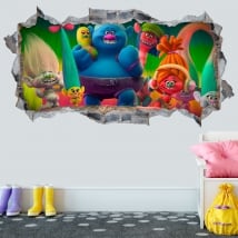 Vinilos y pegatinas trolls 3d