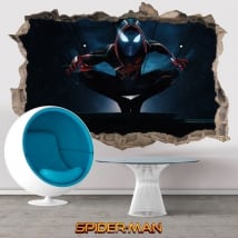 Pegatinas 3d miles morales spider-man
