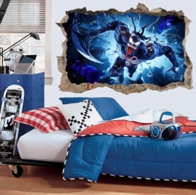 Vinilos y pegatinas 3d venom videojuego fortnite